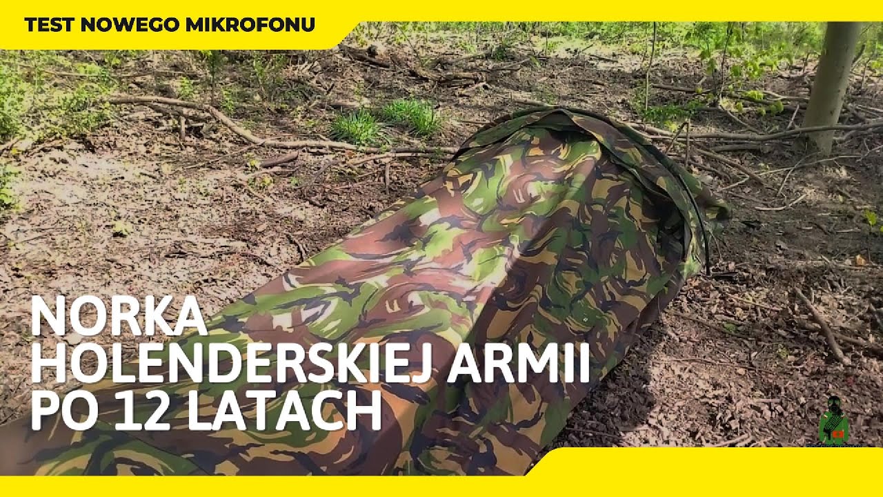 Norka holenderskiej armii po 12 latach intensywnego użytkowania i test nowego mikrofonu #bivy