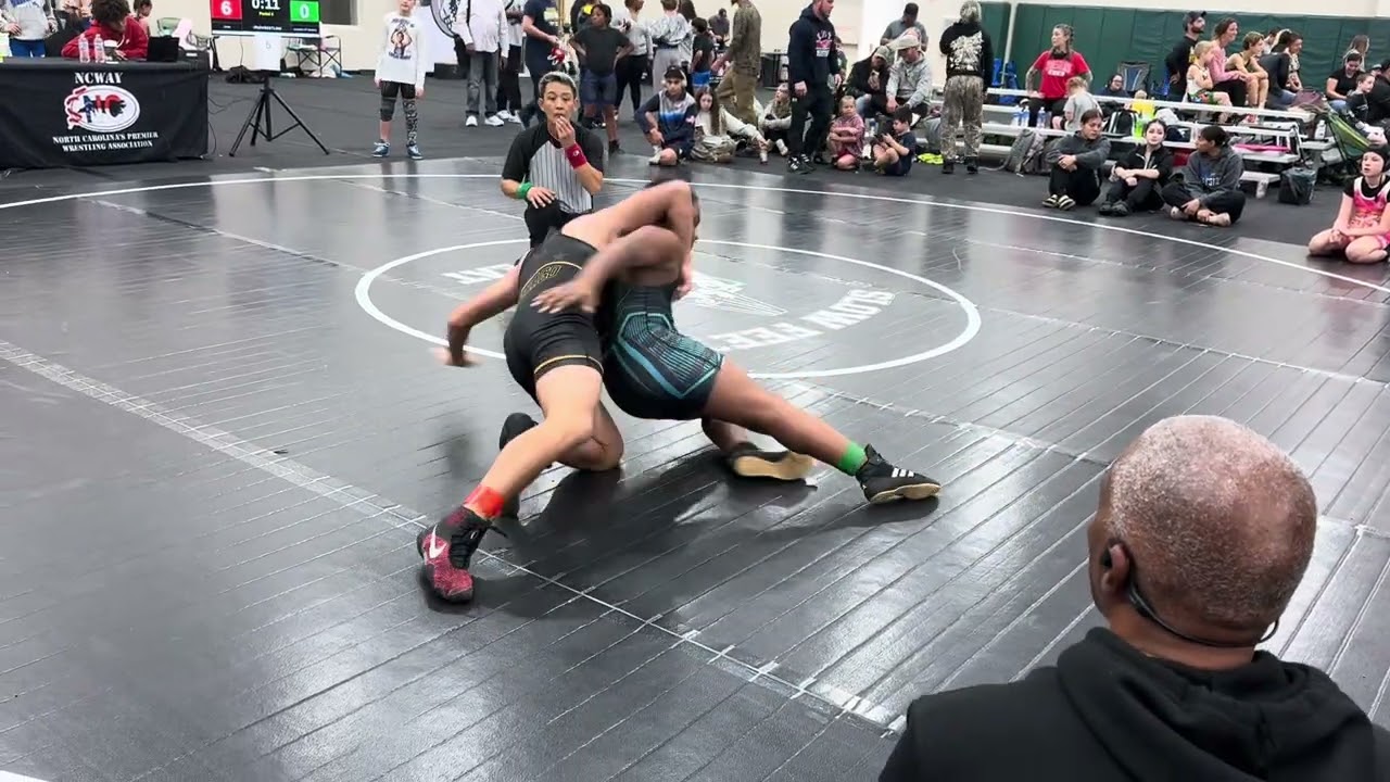 12u wrestling match ! 