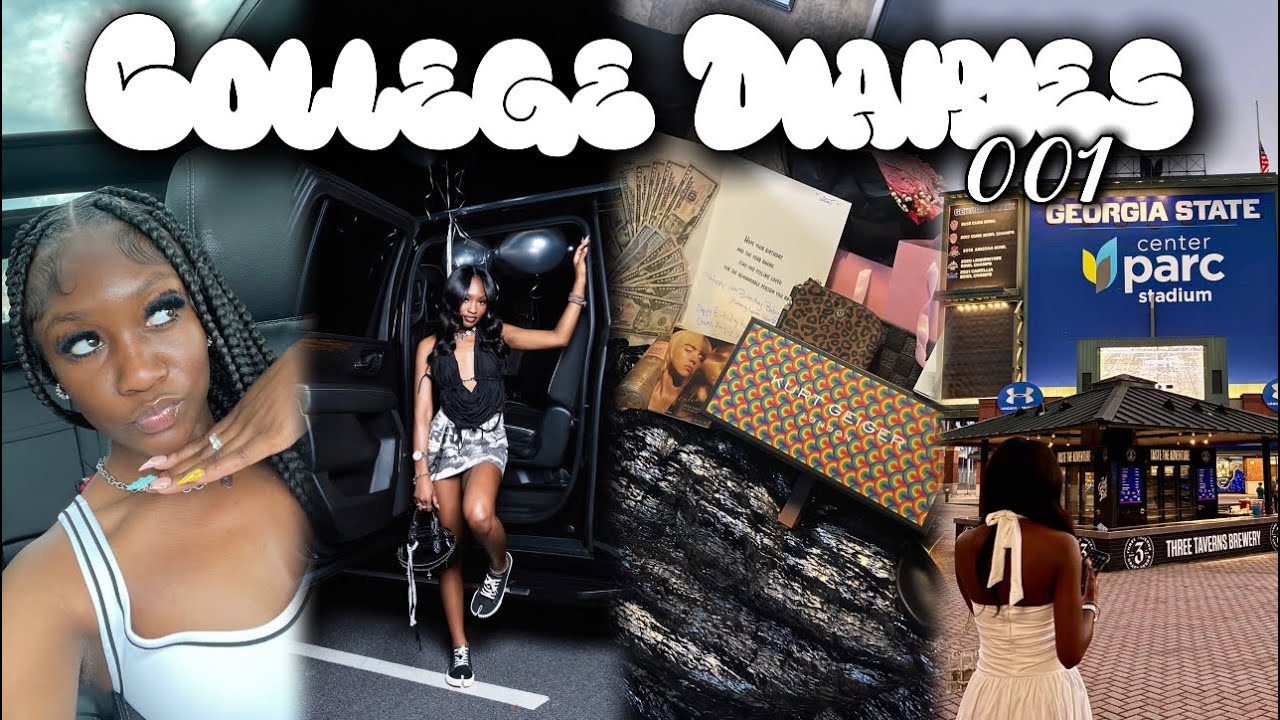 COLLEGE DIARIES 001 ✰ teenager in college !! birthdays, friends, college game, hair, makeup tut, etc
