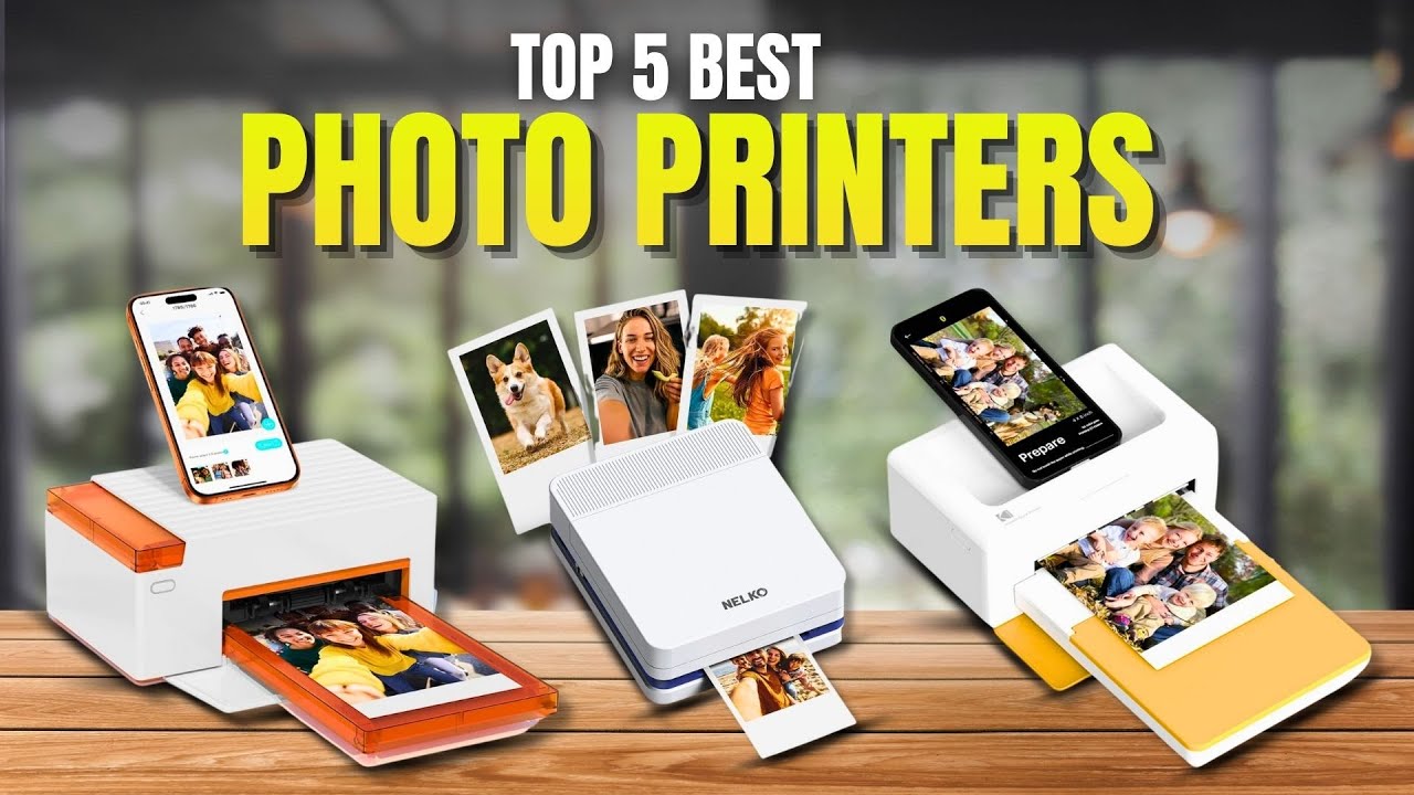 ✅ Top 5 Photo Printers of 206Tested & Ranked) - Portable, Sticky-Back & 4x6 Printers!