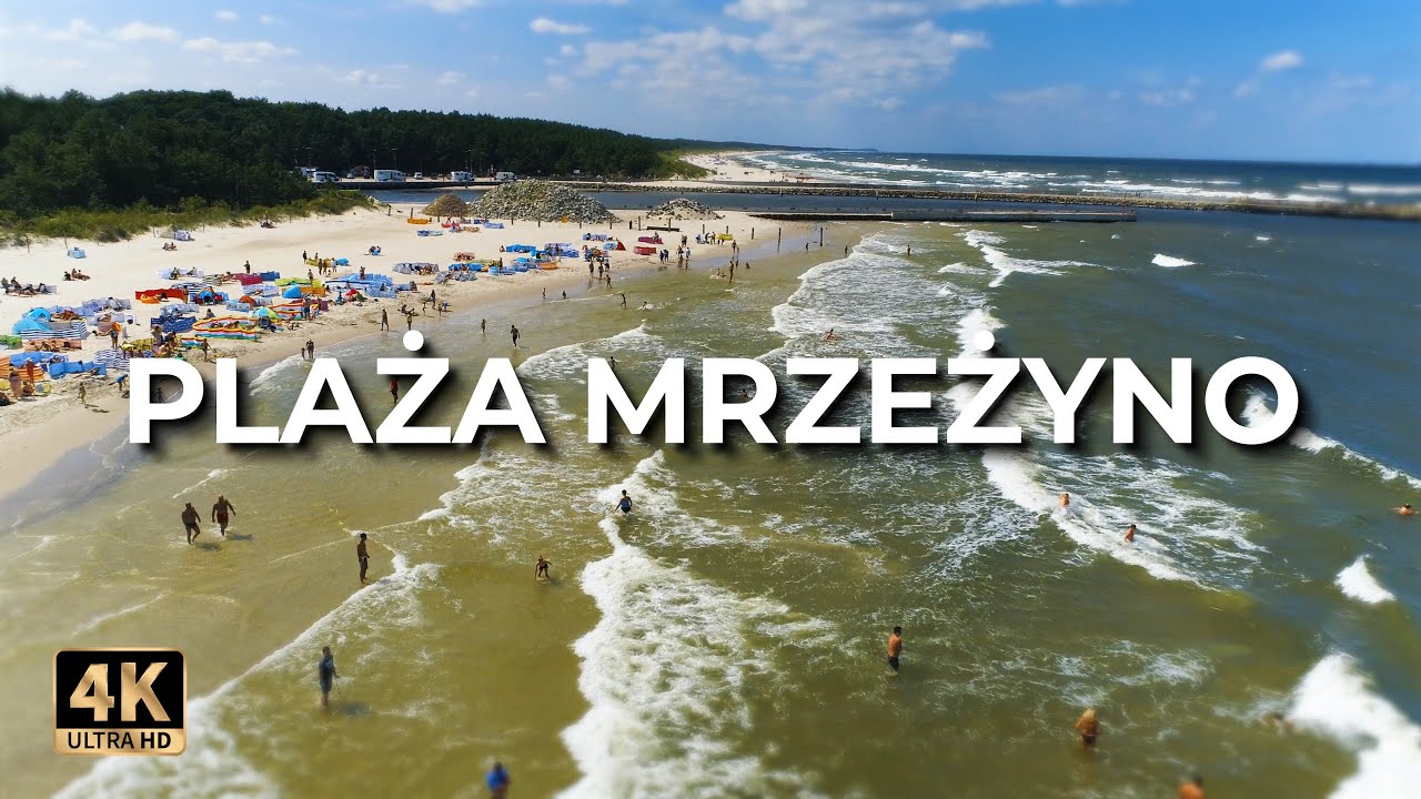 Plaża Mrzeżyno z drona | Lato | LECE W MIASTO™ [4k]