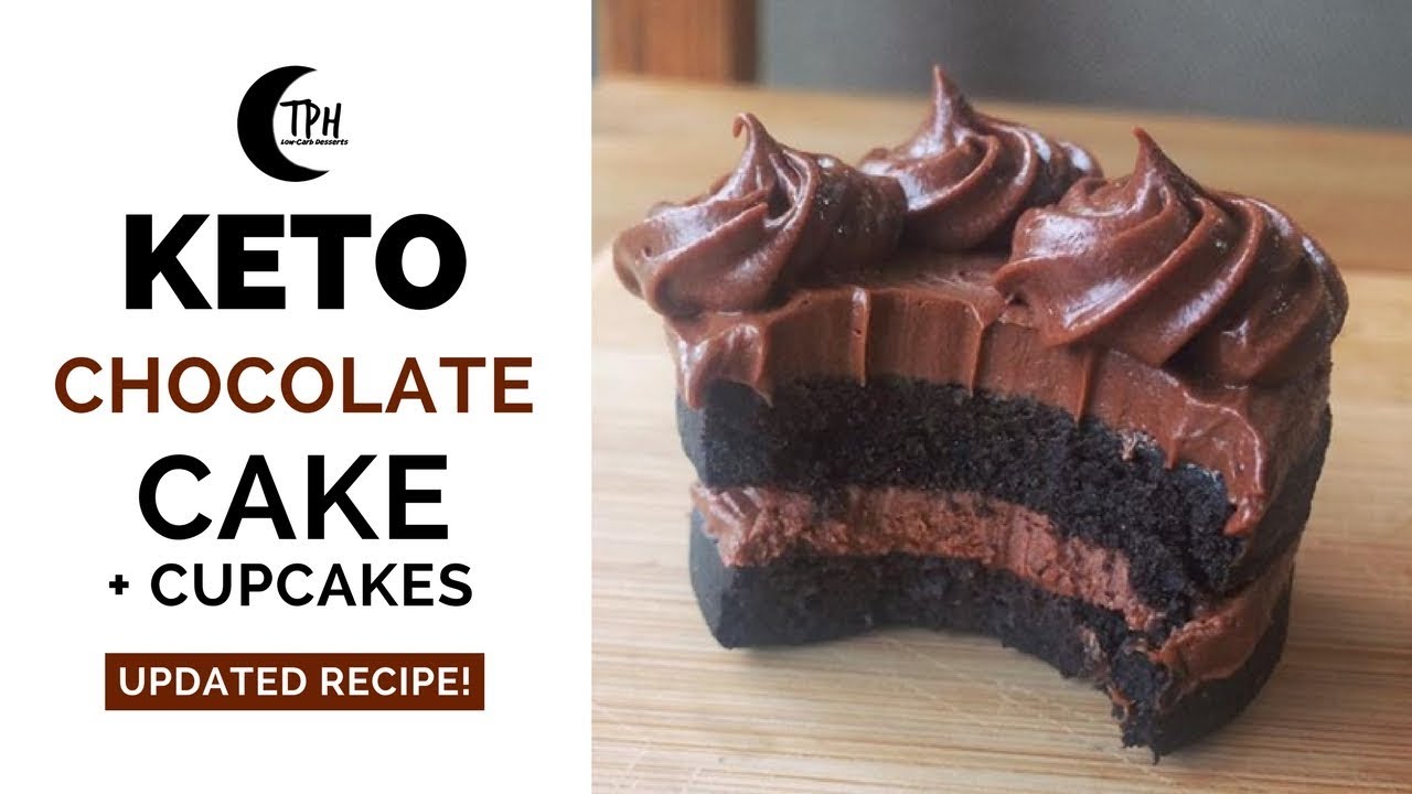 Keto Chocolate Cupcakes | Moist Low-Carb Chocolate Cake Recipe