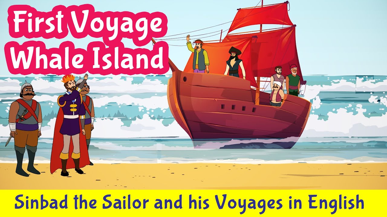First Voyage : Whale Island | Sinbad the Sailor and his Voyages | Fairy Tales | Pebbles Kids Stories