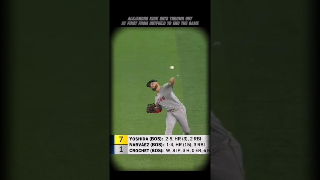 He Got Thrown Out at First From The Outfielde 🤔