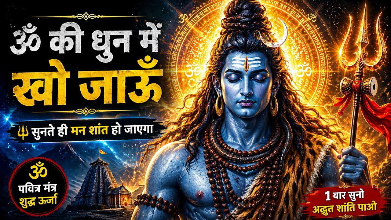 ॐ की धुन में खो जाऊँ 🕉️ | Powerful OM Chant | Shiv Bhajan | S-Tone Music