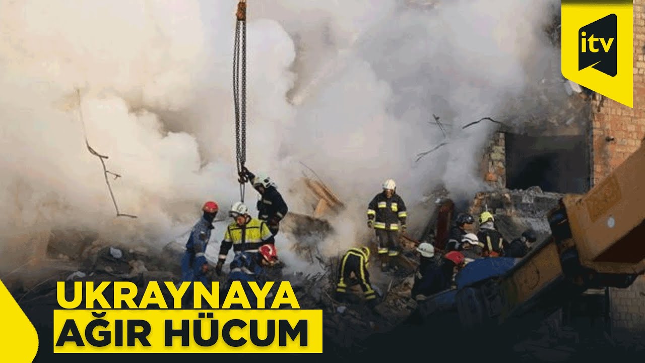 Ukraynaya genişmiqyaslı dron və raket hücumu – ölən və yaralananlar var