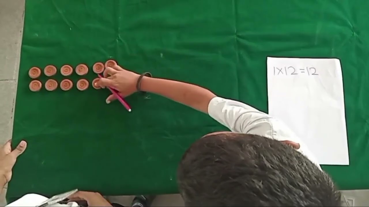 Activity on math Factors by grade 4 students.