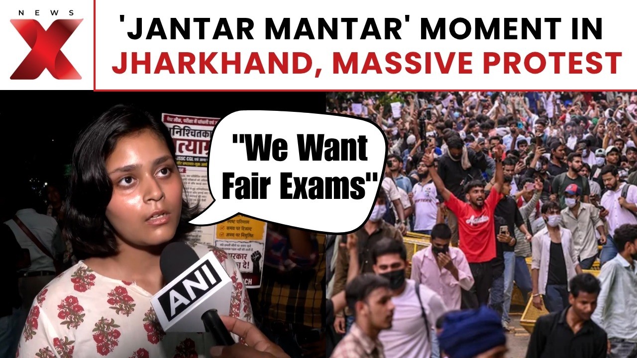 Jantar Mantar' Moment In Jharkhand As Students Launch Massive Protest Over Paper Leaks