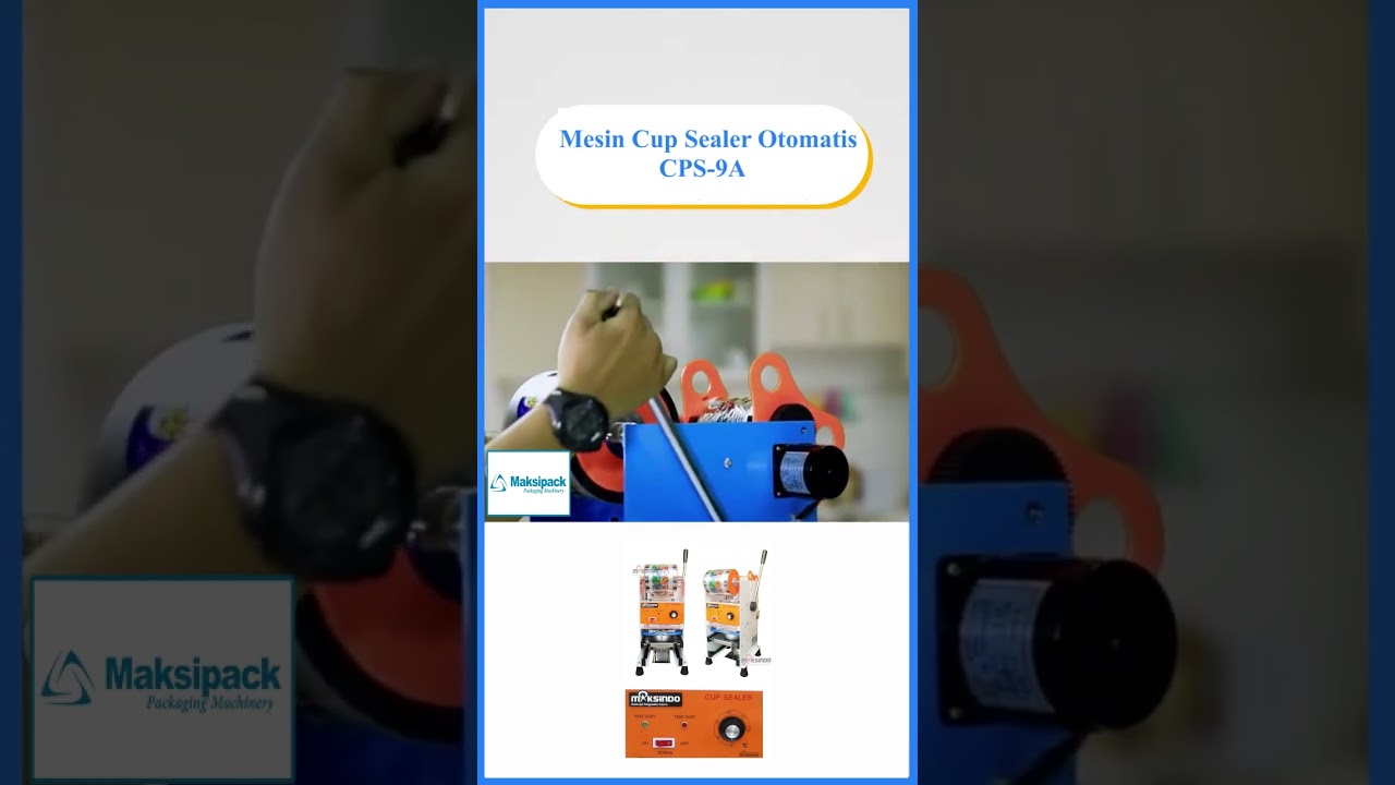 Mesin Cup Sealer Otomatis CPS-9A #shorts #short #shortvideo #cupsealer  #mesin #minumankekinian