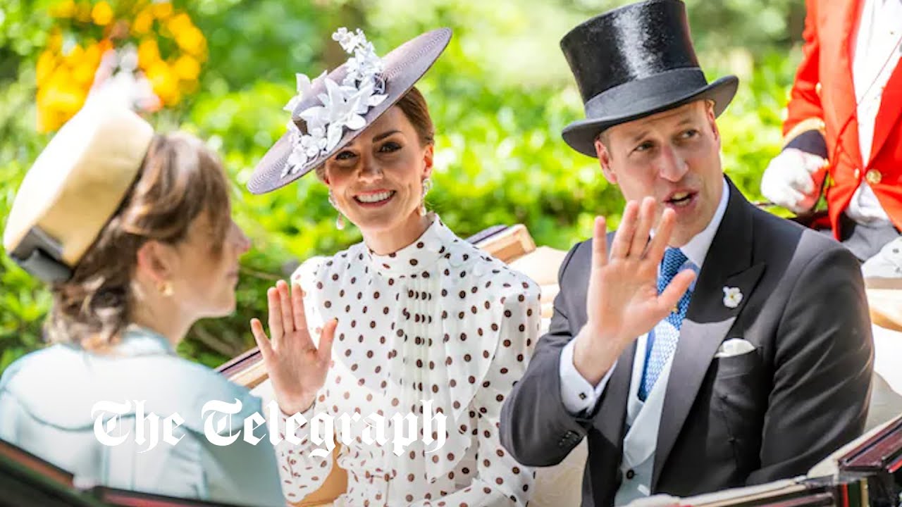 Prince William and Kate attend Royal Ascot to watch Queen's horses