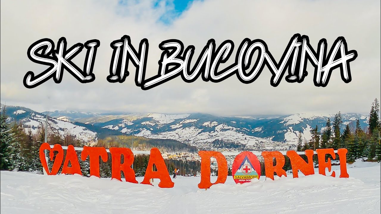 Schi în Bucovina - pârtia Veverița