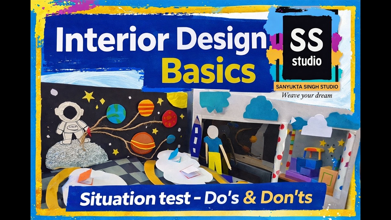 NIFT Situation Test Preparation I Interior design basics I Episode 4