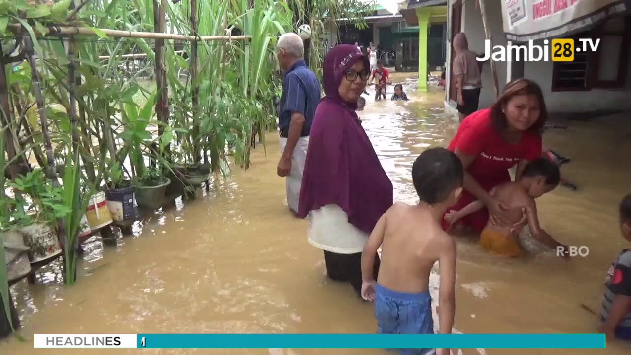 Ratusan Rumah Warga di Kota Jambi Terendam Banjir