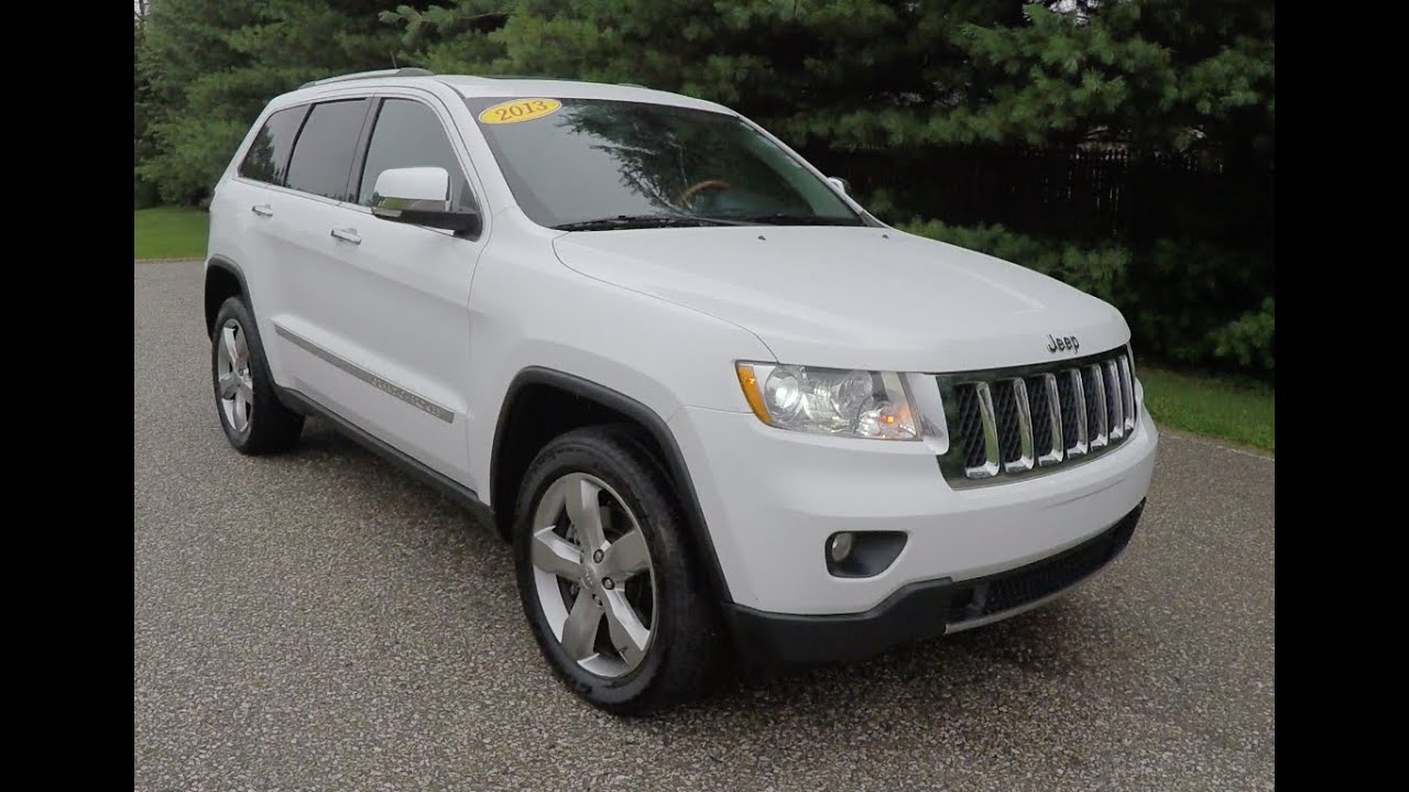 2013 Jeep Grand Cherokee Overland 4X4 | White | Martinsville, IN | 17989A