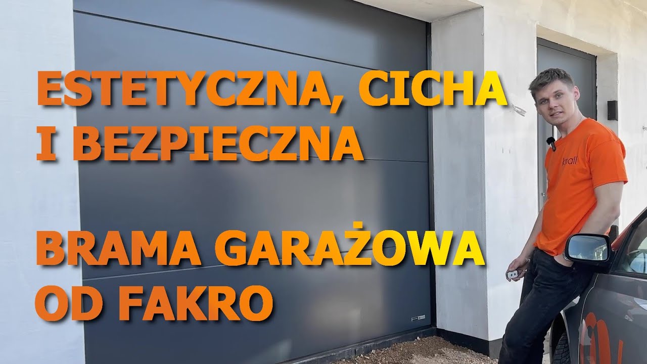 Czy to najlepsza brama garażowa? Sprawdzamy bramę garażową segmentową FAKRO INNOVIEW!