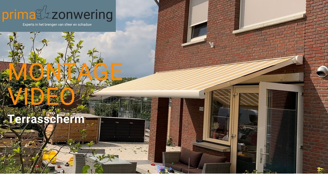 Montageinstructie Terrasscherm Prima Zonwering