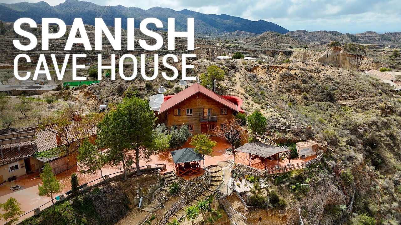 Spain’s Unique Airbnb! Cave House Tour! (Between Mountains)