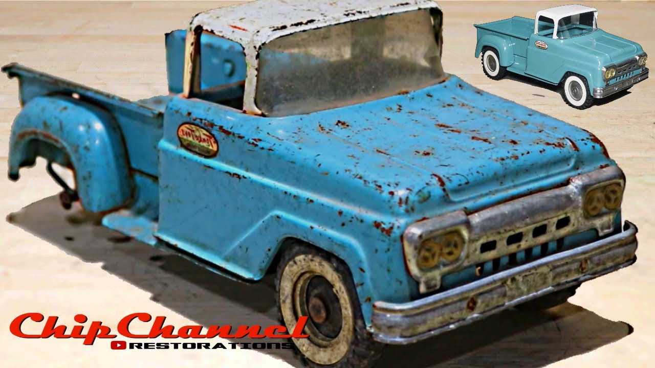 1961 Tonka Pickup Truck Restoration