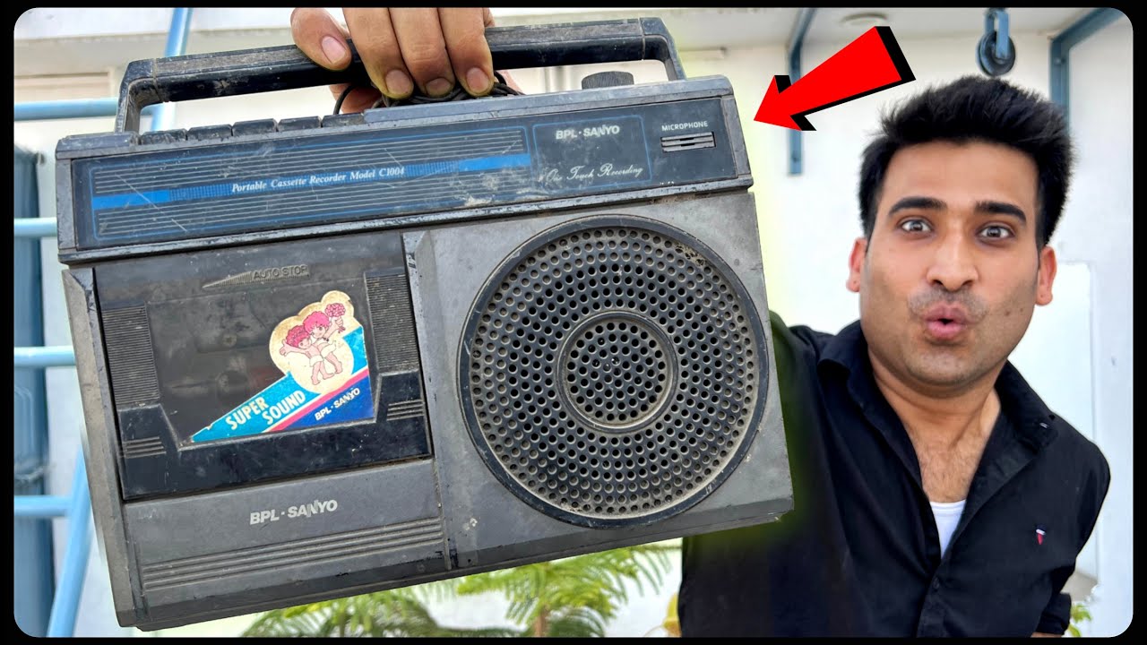 Omg 😱 Aaj To 40 Saal Purana Cassette Player Mill Gaya Kaam Karega Kya?
