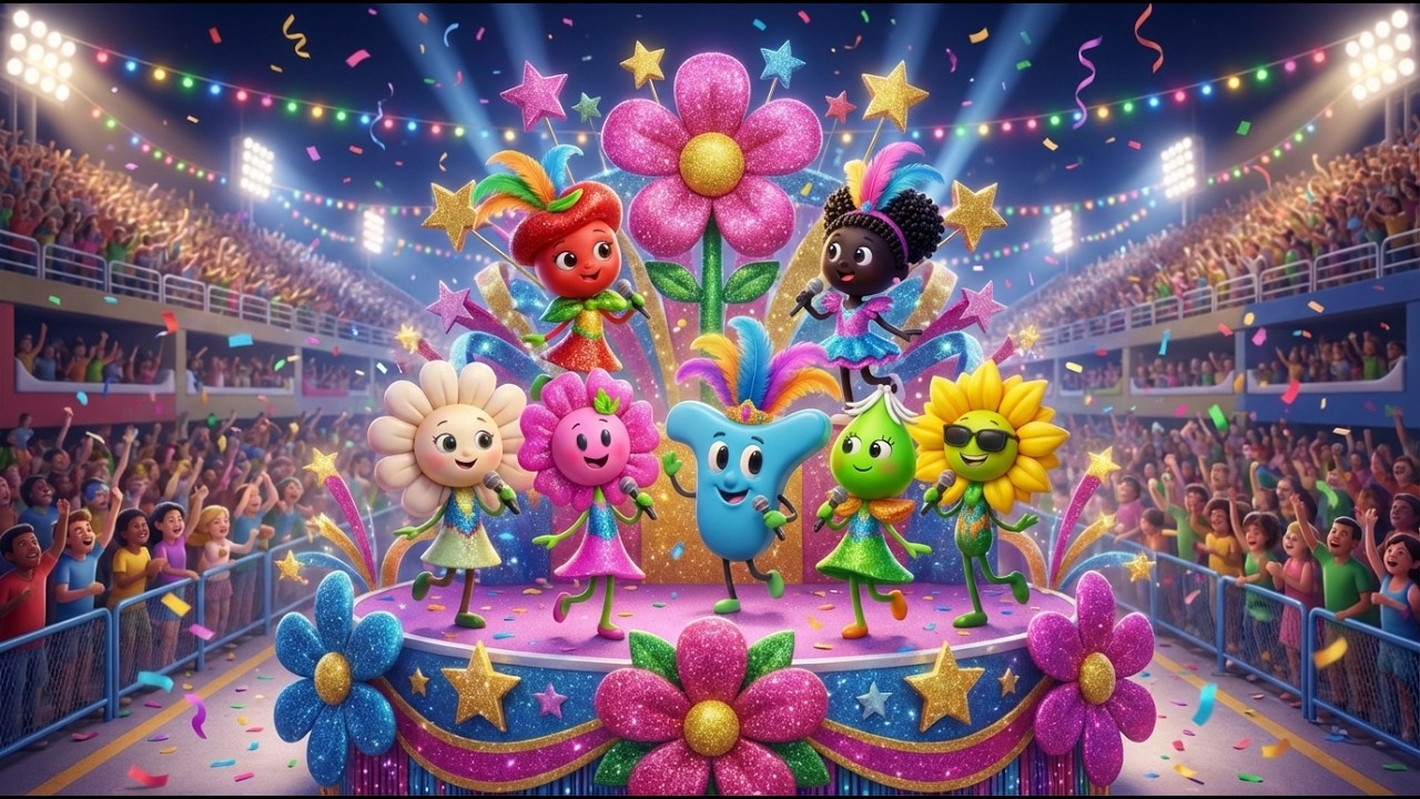 É carnaval das florzinhas!