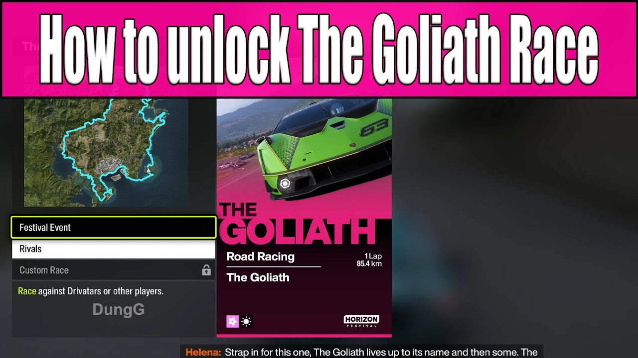 Как открыть гонку The Goliath в Forza Horizon 6