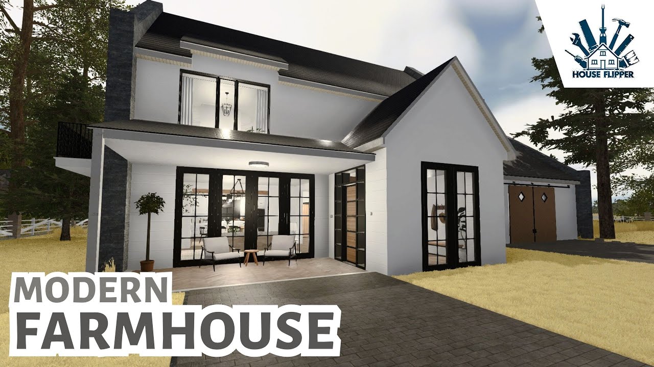 Cabin in the Woods | Modern Family Farmhouse | House Flipper Farm | Speed Build