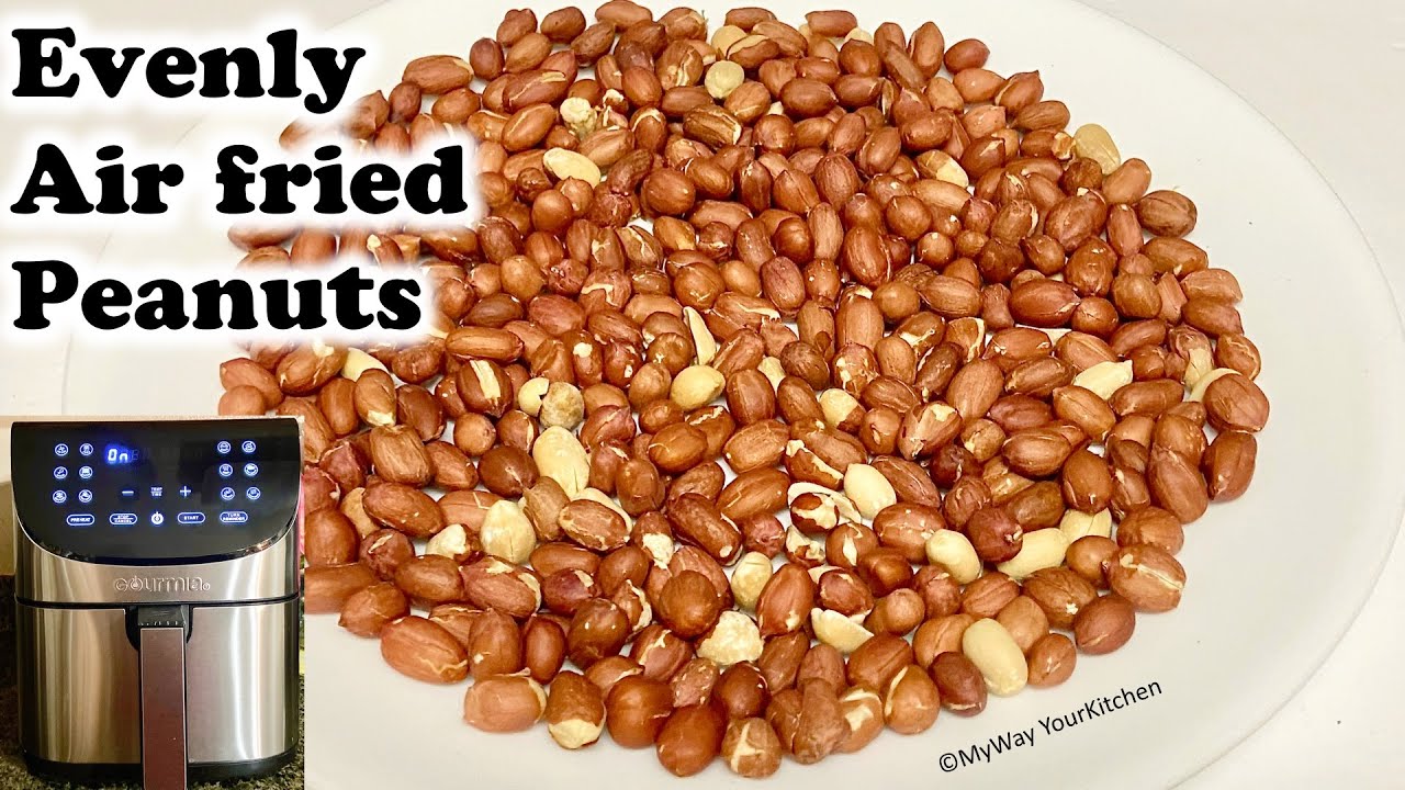 Evenly Air Fried Peanuts | How to Air Fry Peanuts | Gourmia 7 qt Air fryer Roasted Peanuts