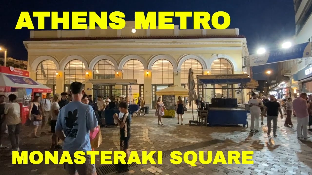 ATHENS AIRPORT METRO&nbsp;TO MONASTIRAKI SQUARE | NIGHT-LIFE, RESTAURANTS, ATHENS CITY CENTER