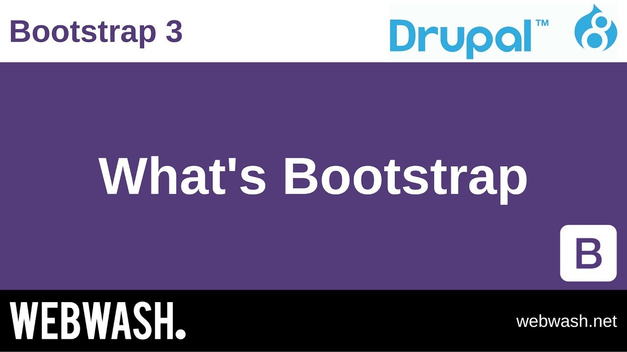 Using Bootstrap 3 in Drupal 8, 1.1: What's Bootstrap