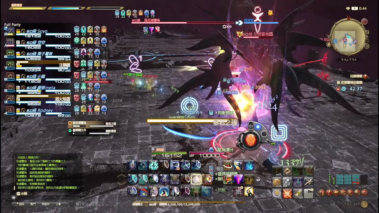 FF14 極尼德霍格 絕槍視角(字幕附極簡攻略)