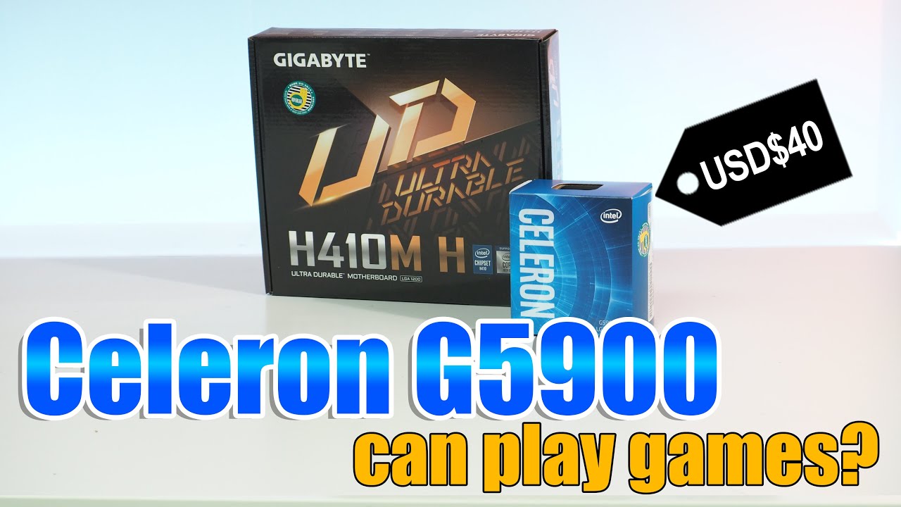 INTEL Celeron G5900 打機？三百蚊 CPU 真的夠力嗎？