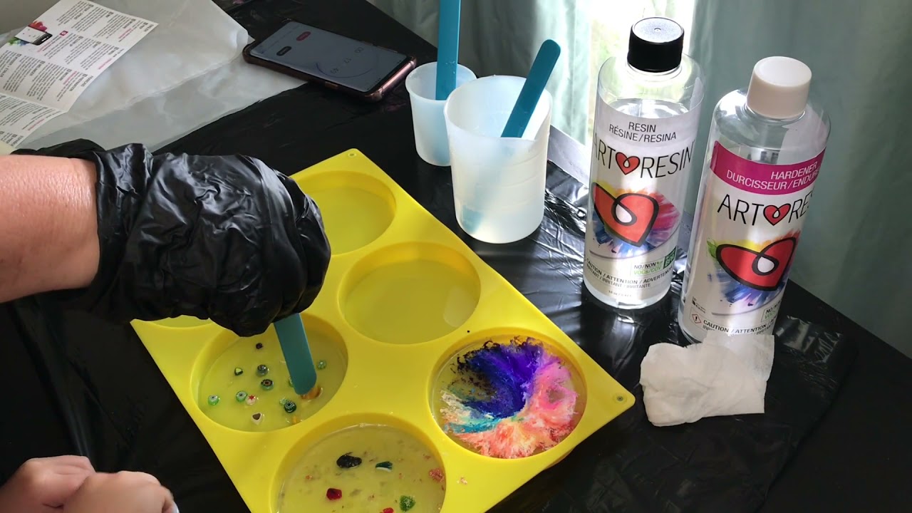 First Try with Art Resin!  Learn Resin by Experimenting | Jessica Sanders Art