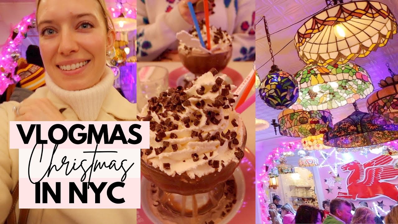 VLOGMAS Day 16: Christmas in NEW YORK! Lunch at Serendipity 3, Bloomingdale's, Nolita