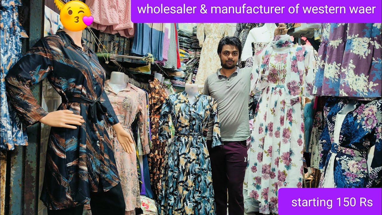 mumbai tops wholesale market ghasbazar shahjahan collection #dress