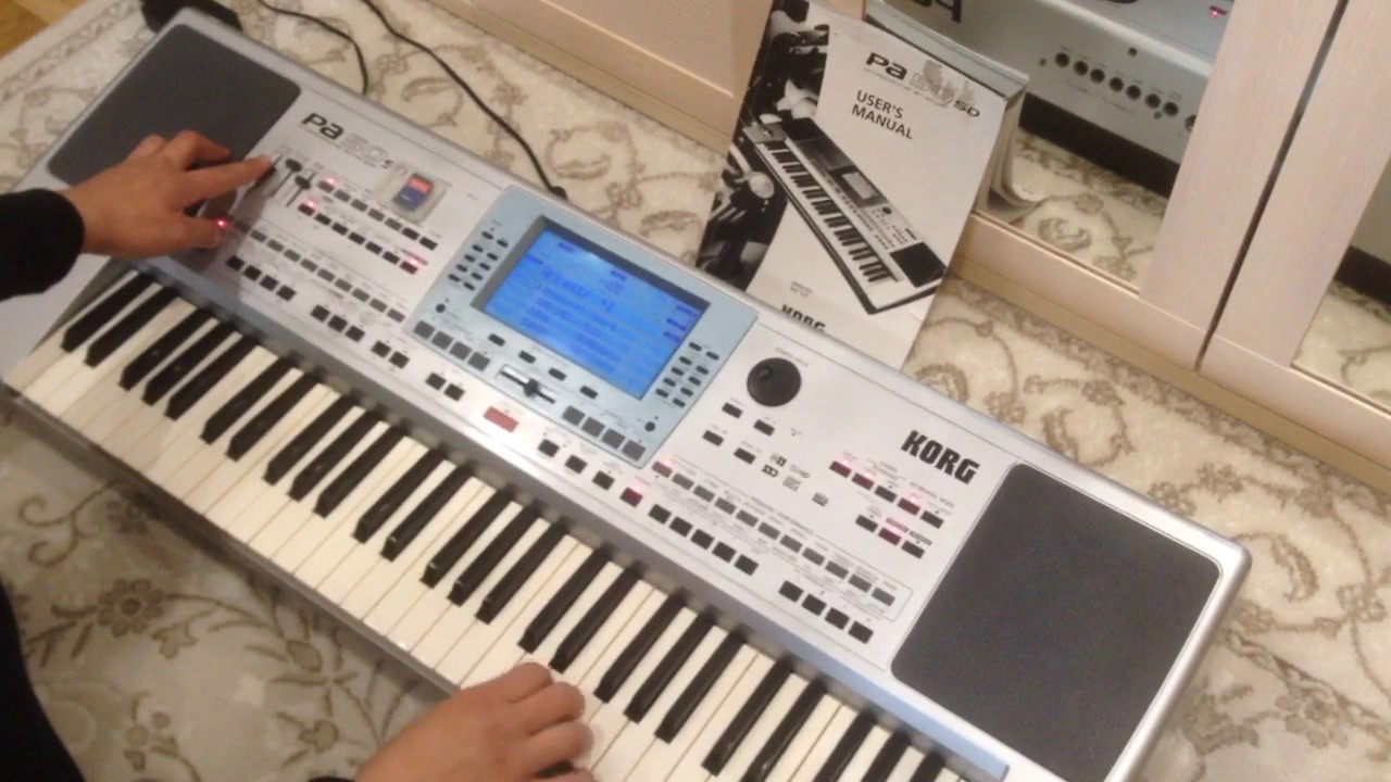 Обзор Azer style sound Korg pa50SD microSD