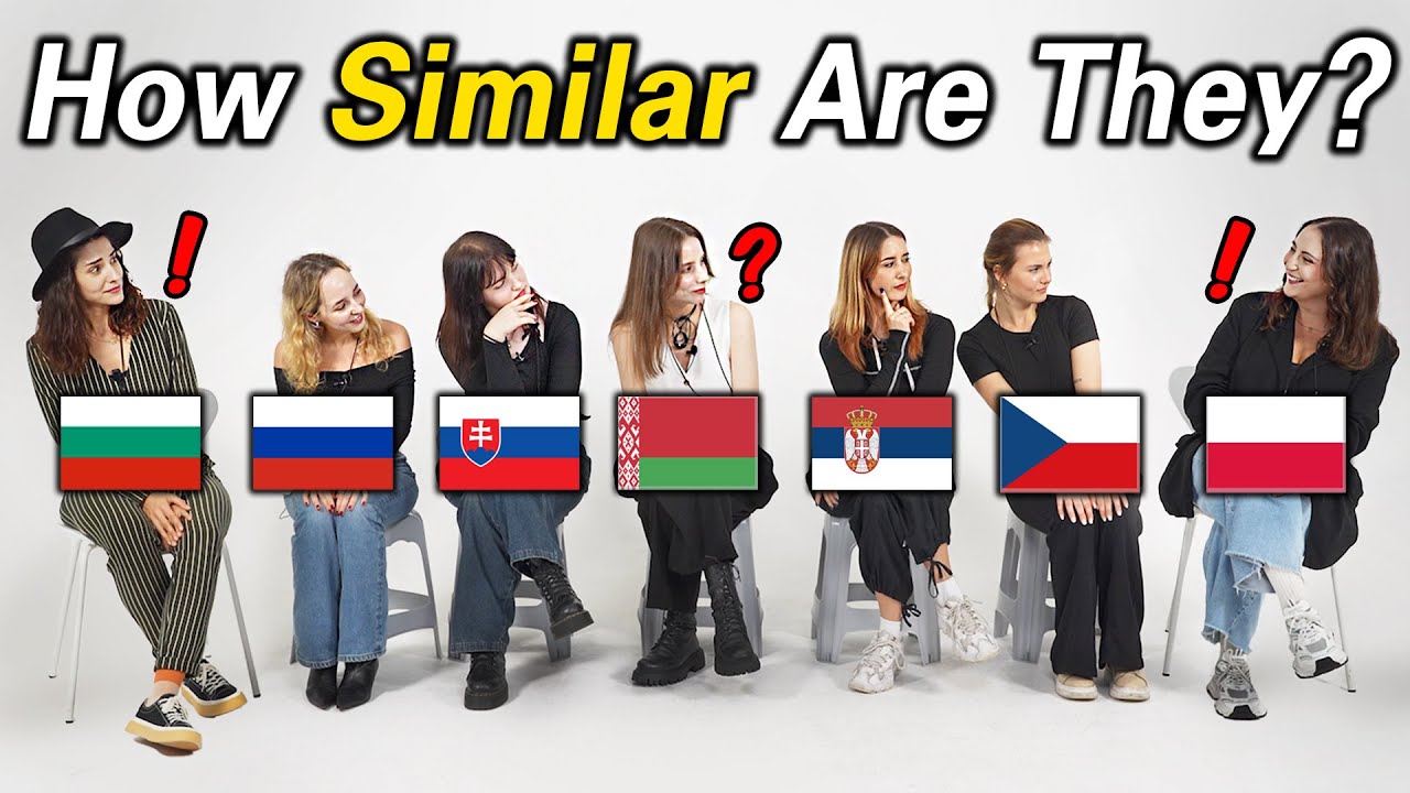 Славянские языки l 7 славянских стран Могут ли они понимать друг друга?