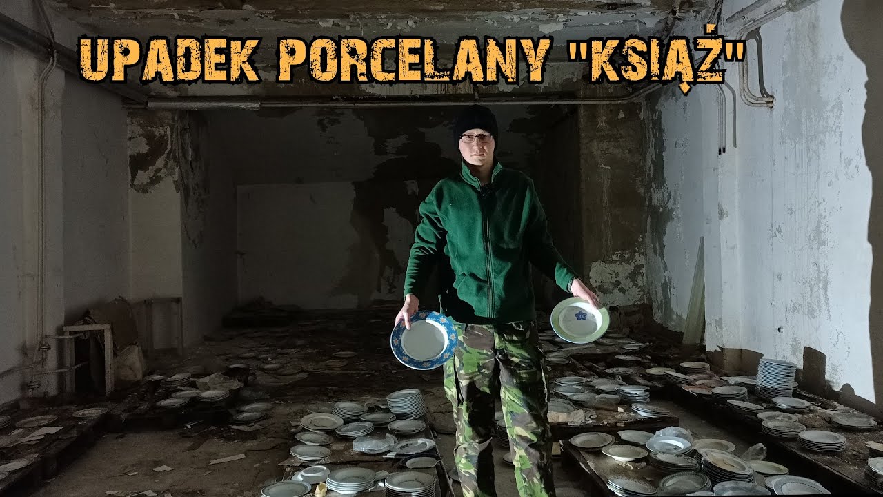 Wałbrzych- znaleźliśmy porzucony magazyn porcelany. Ogromne ilości nowych talerzy!