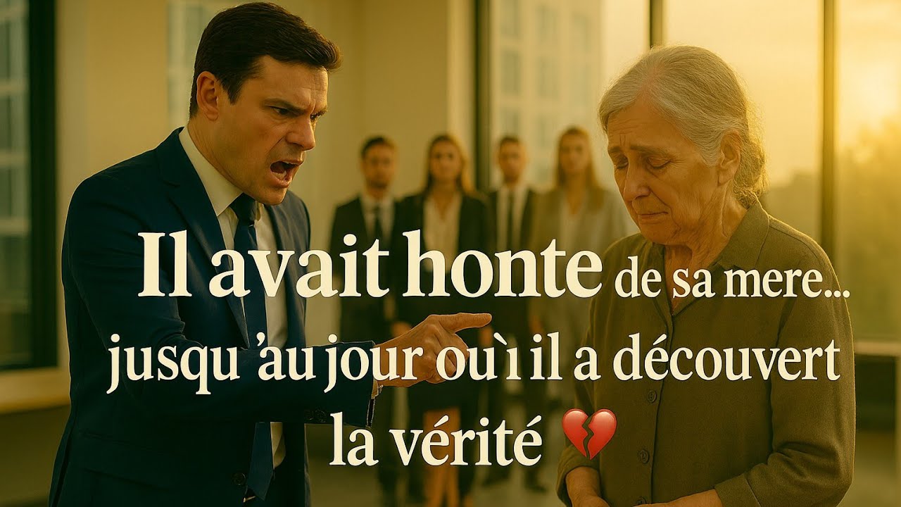 Il avait honte de sa mère… jusqu’au jour où il a découvert la vérité 💔#HistoiresInspirantes #Émotion