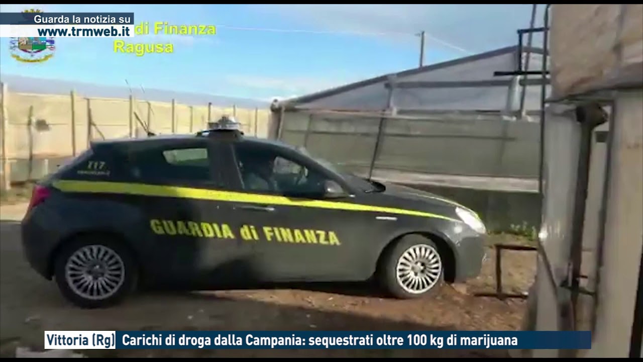 VITTORIA (RG) - CARICHI DI DROGA DALLA CAMPANIA: SEQUESTRATI OLTRE 100 KG DI MARIJUANA