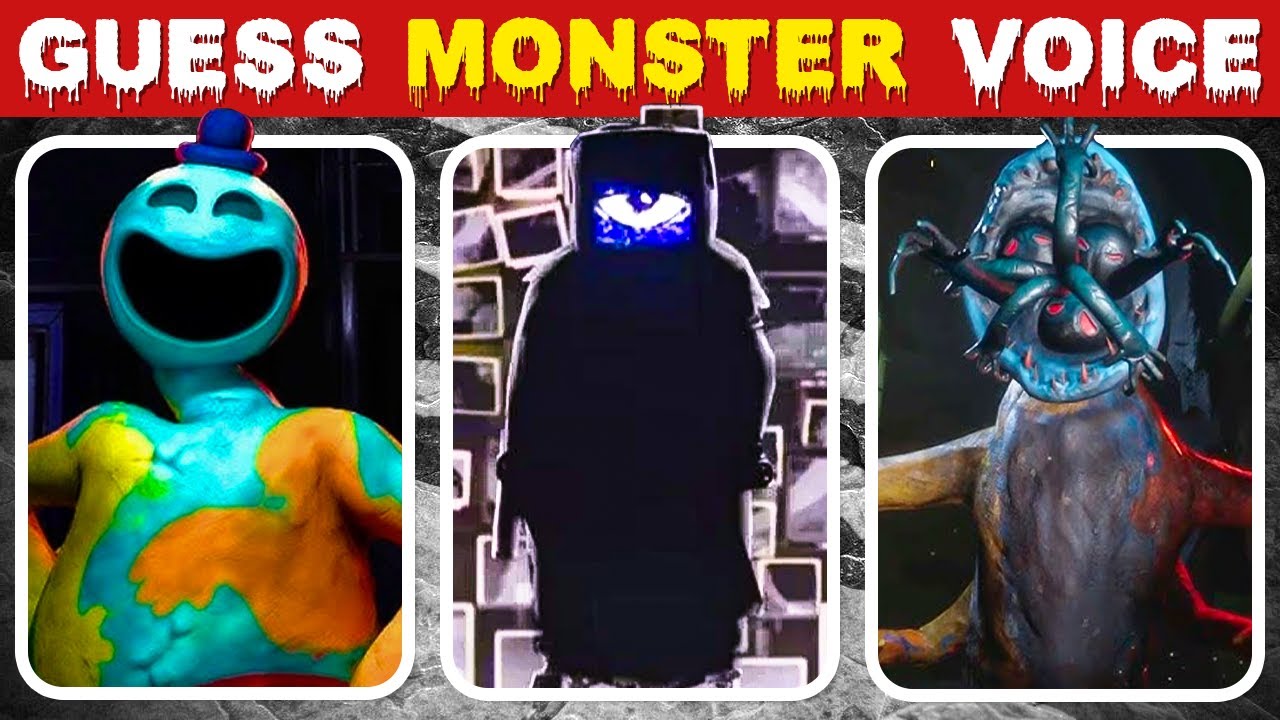 Guess The MONSTER By EMOJI & VOICE | 🎹🦖 Pianosaurus | POPPY PLAYTIME CHAPTER 4