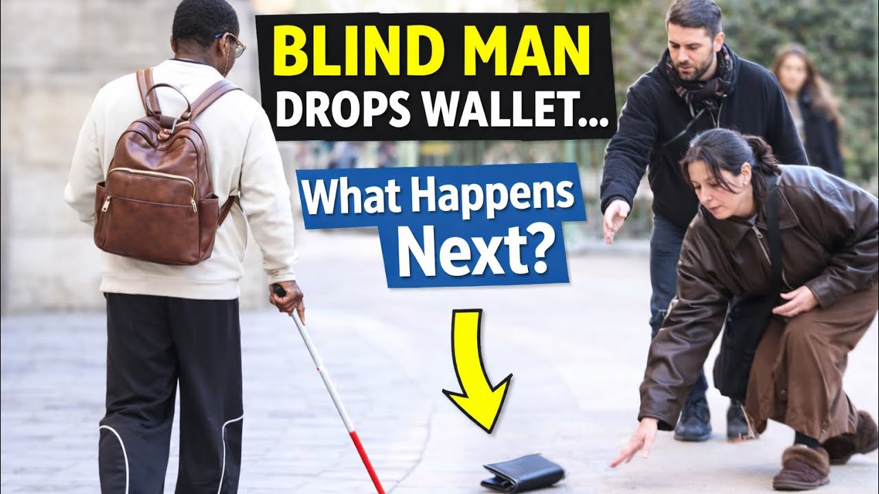 😱 A Blind Man Dropped His Wallet in Public!! What Happened Next Will Surprise You!! 3