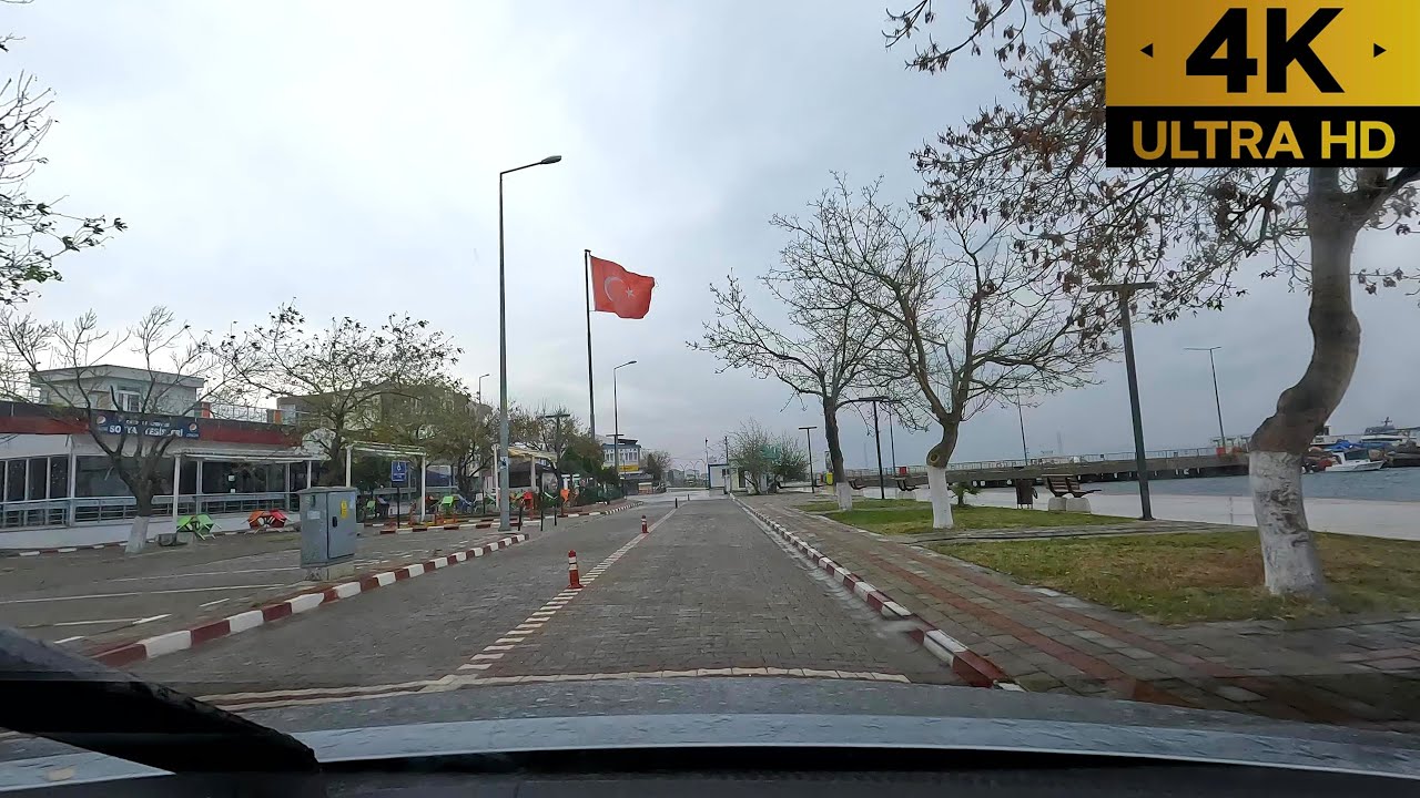 Çanakkale Lapseki | Çardak Şehir Merkezi Turu | Lapseki | Driving Tour | 4K | 60fps | 2024 |