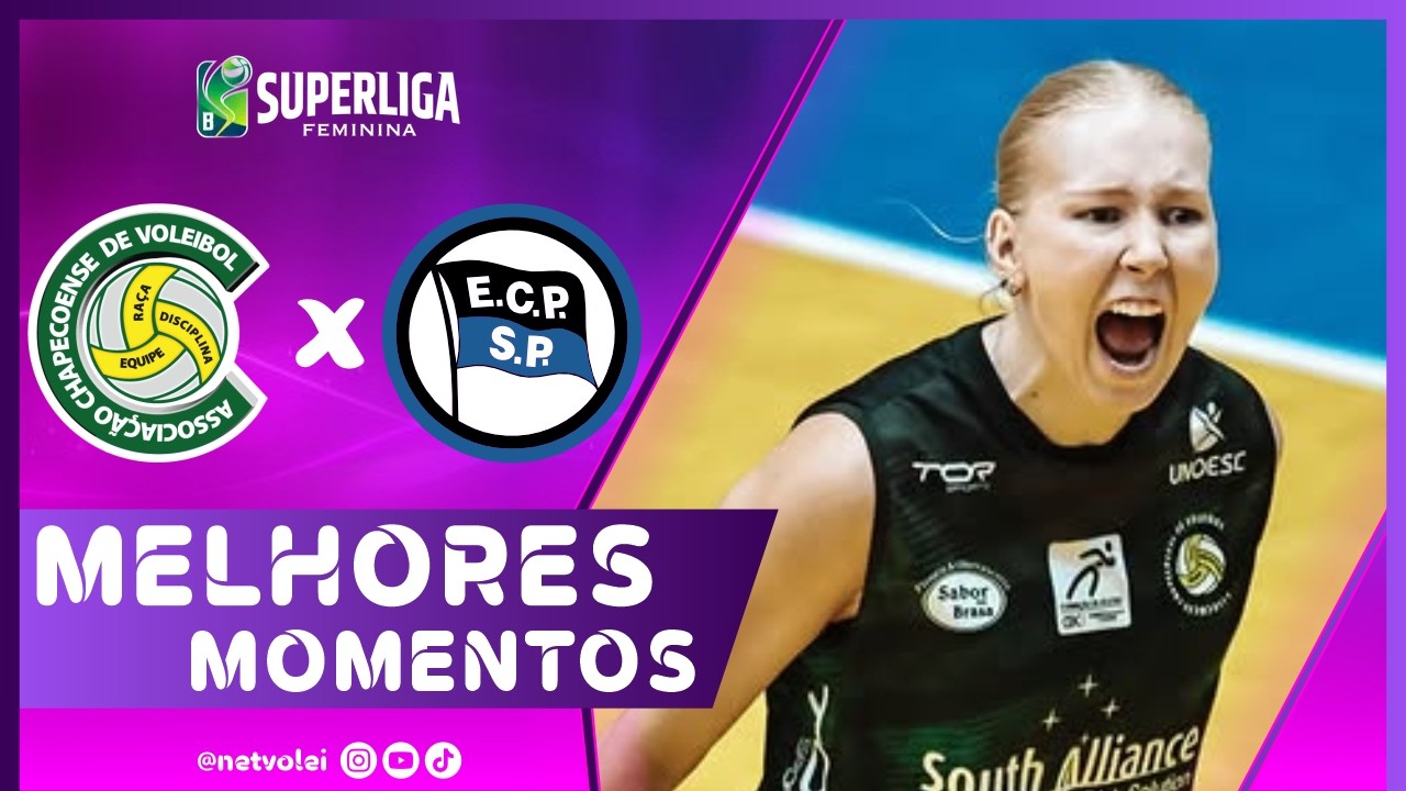 CHAPECÓ x PINHEIROS | Melhores Momentos | Semi Final Superliga B Feminina 25/26