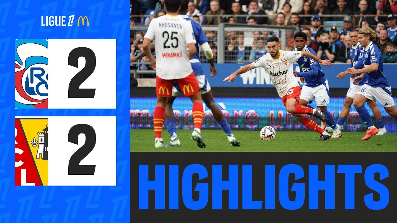 RC STRASBOURG ALSACE - RC LENS (2-2) - 7ème journée - Ligue 1 McDonald's 24/25