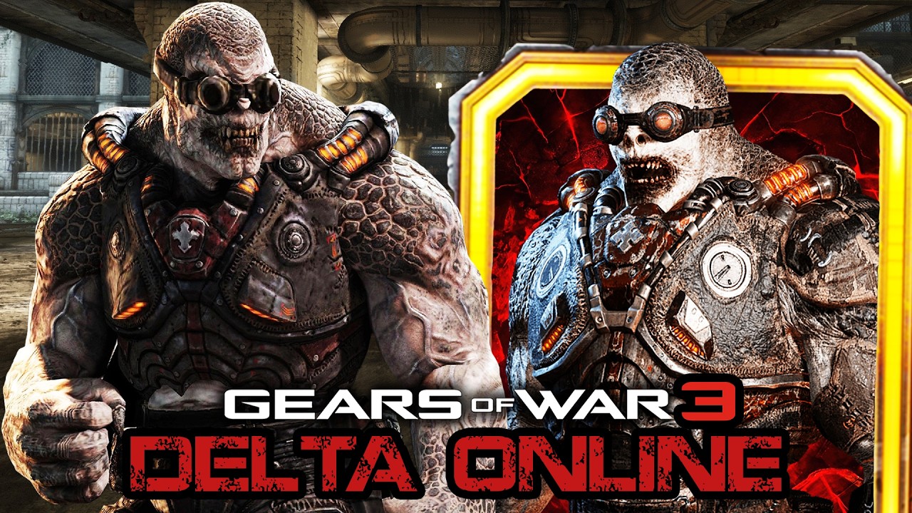 Gears of War 3 PC Delta Online - Геймплей с использованием скина снайпера «Саранча»!