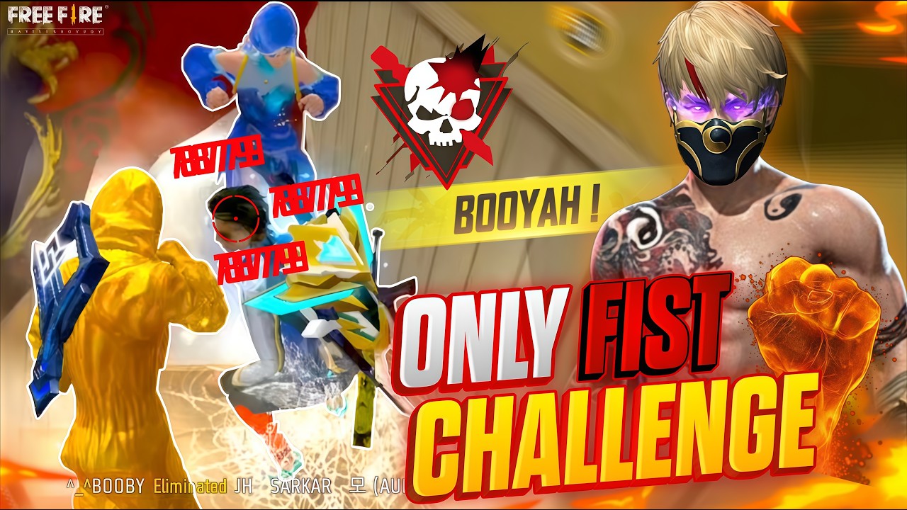 Free fire fist only challenge 😱👊🏻#ffkprasanth #fftamil #freefiretamil #freefire