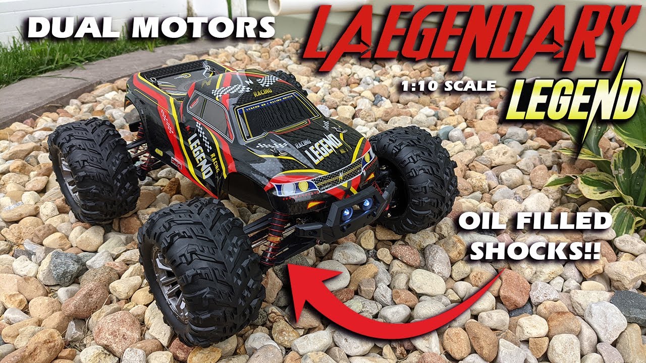 Laegendary Legend 1:10 4x4 Dual Motor Oil Filled Shocks Monster RC Truck Review