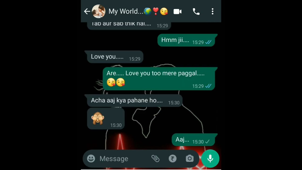 🥰😘Romantic Conversation #couple #romanticstatus