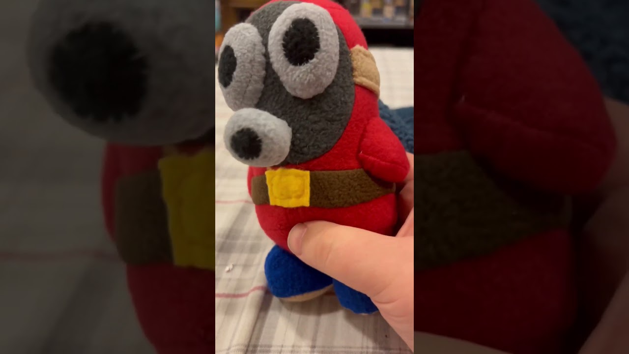 Custom Snifit Plush Unboxing #plushvideos #marioplush #unboxingvideo #shorts #shyguy