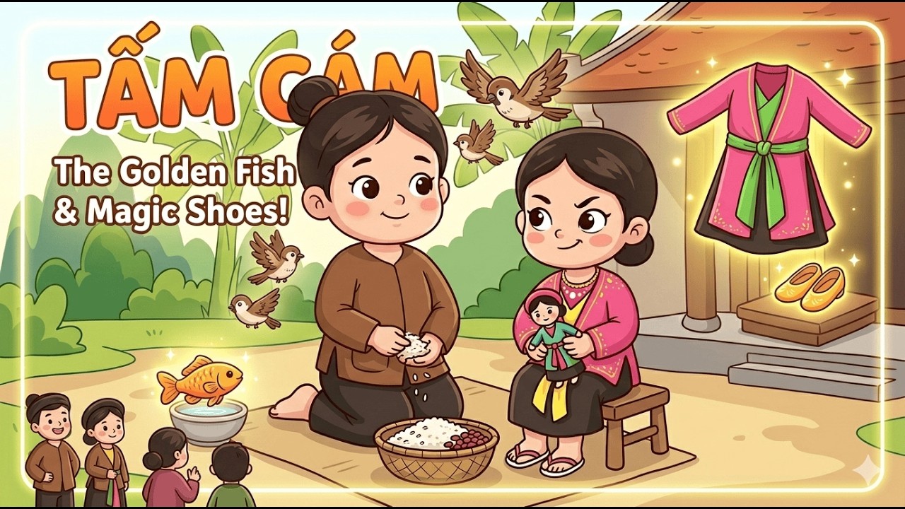 TAM & CAM: The Vietnamese Cinderella 👠 | A Magical Tale of Kindness & Justice